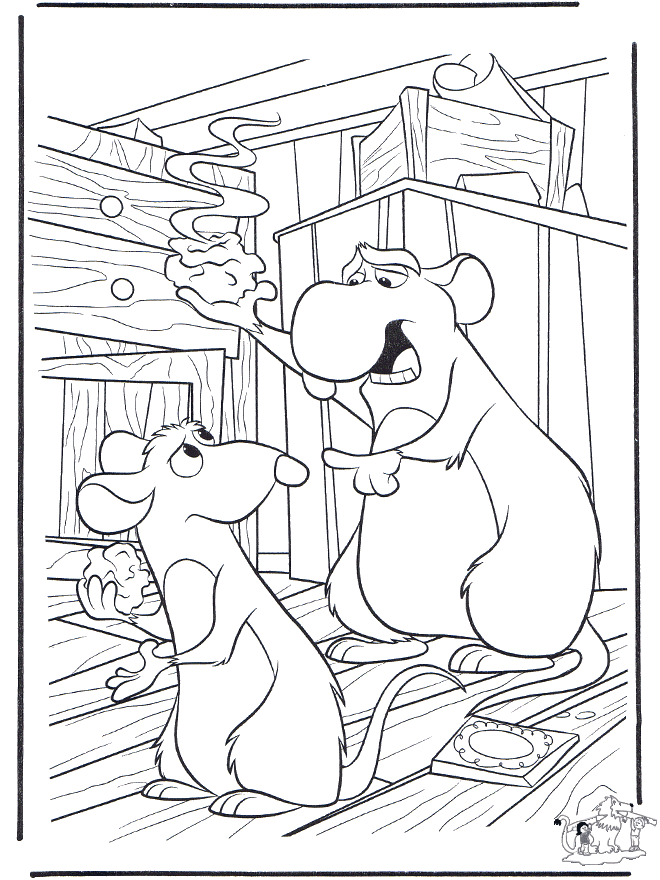 Ratatouille 9 - Coloriages Ratatouille