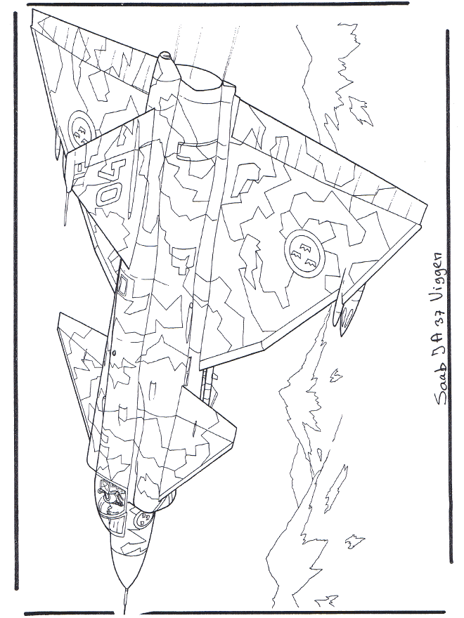 Saab JA 37 Viggen - Avions