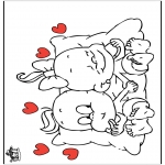 Coloriage thème - Saint-Valentin 22