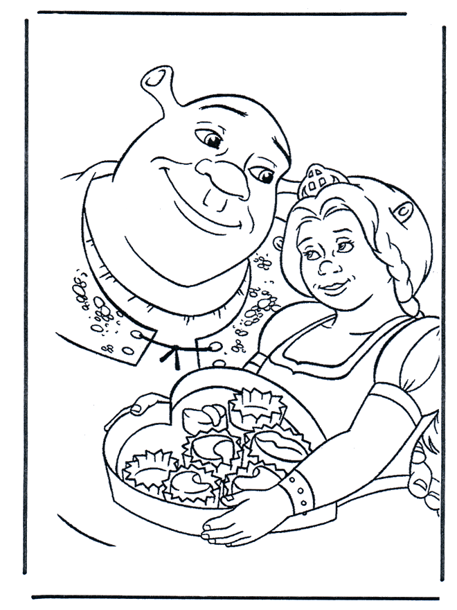 Shrek 2 - Coloriages Shrek