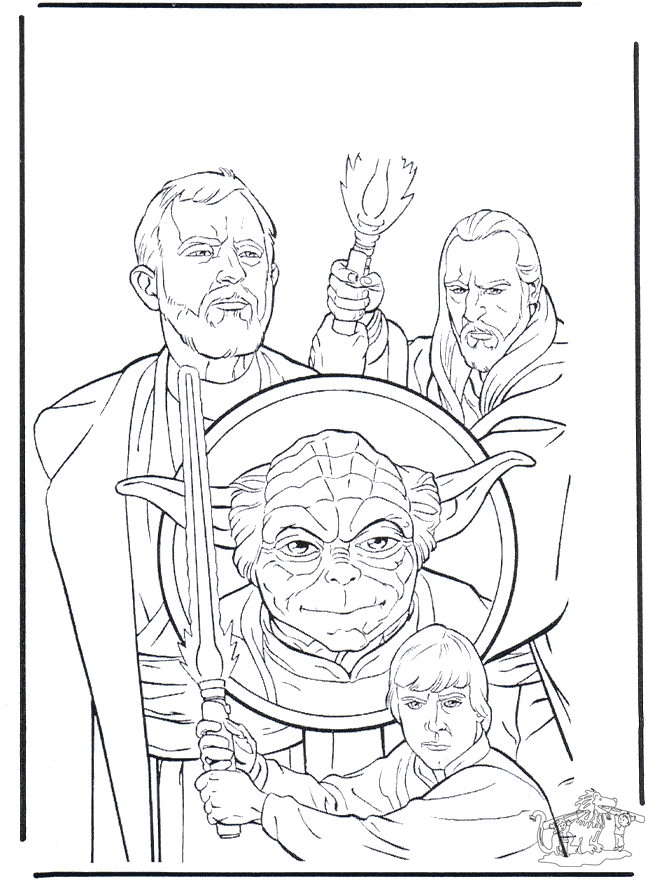 Star Wars 5 - Coloriages Star Wars