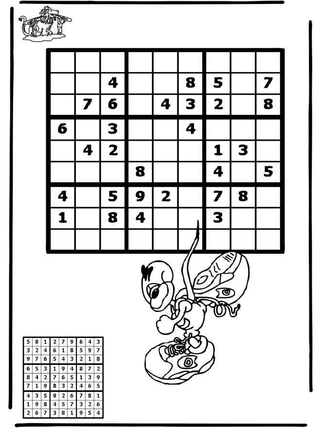 Sudoku - Diddl 1 - Puzzles