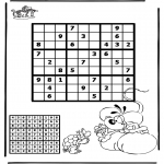 Bricolage coloriages - Sudoku - Diddl 2