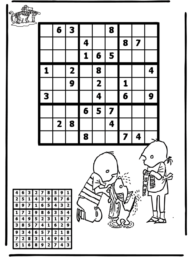 Sudoku - Jip et Janneke - Puzzles