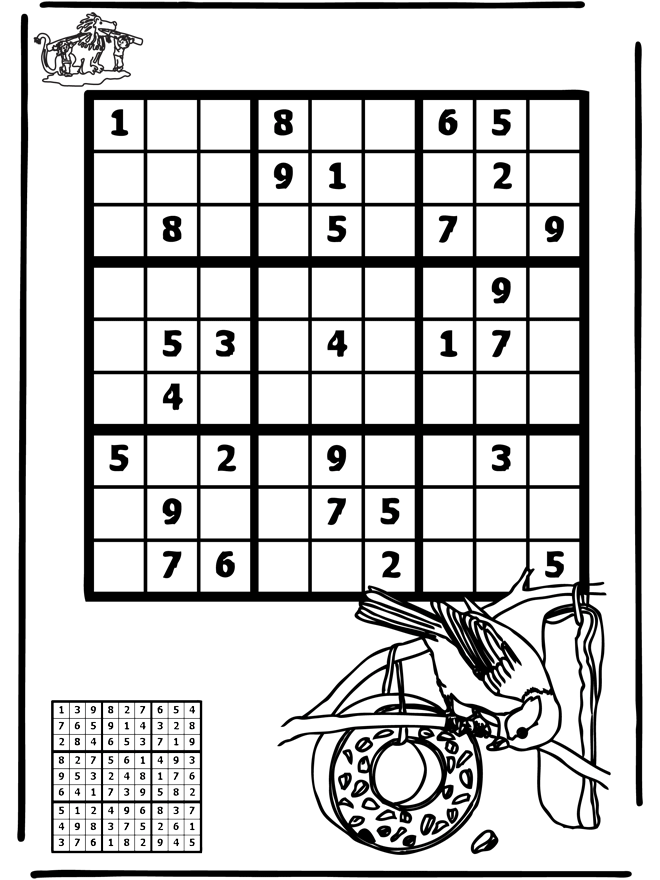 Sudoku - Oiseau - Puzzles