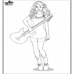 Coloriages faits divers - Taylor Swift