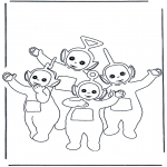 Coloriages pour enfants - Télétubbies