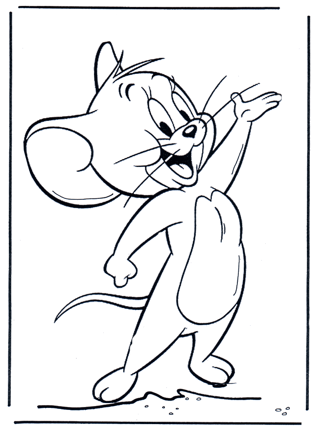 Tom et Jerry 2 - Coloriages Tom et Jerry
