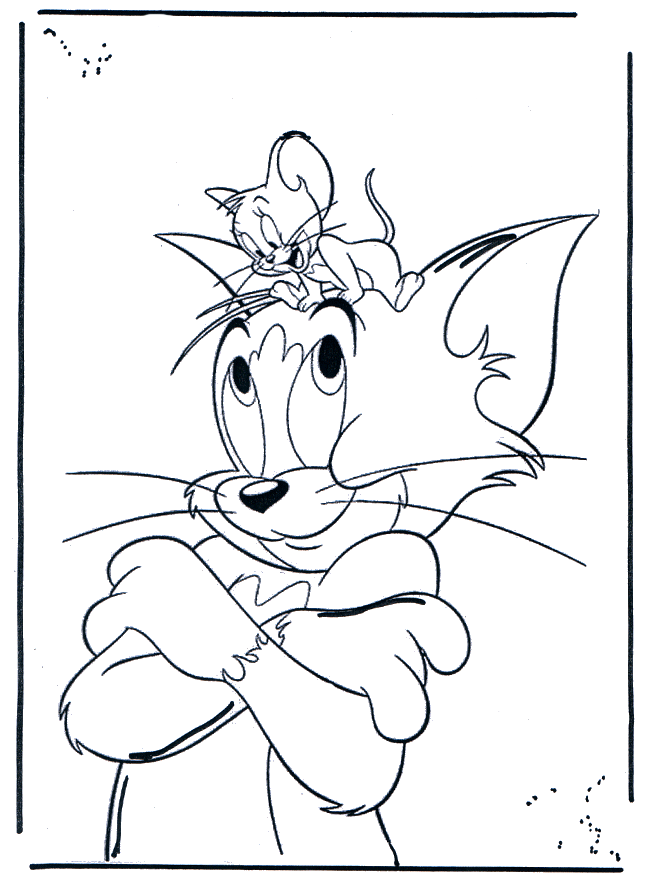 Tom et Jerry 5 - Coloriages Tom et Jerry