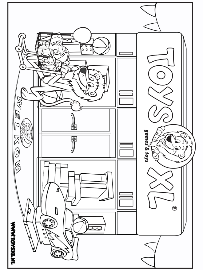 ToysXL coloriage 1 - Coloriages assortis