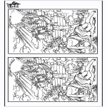 Coloriages Bible - Trouver les 10 différences - Jacob