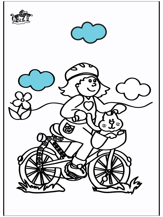 Vélos 2 - Coloriages assortis